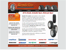 Tablet Screenshot of barodatire.com